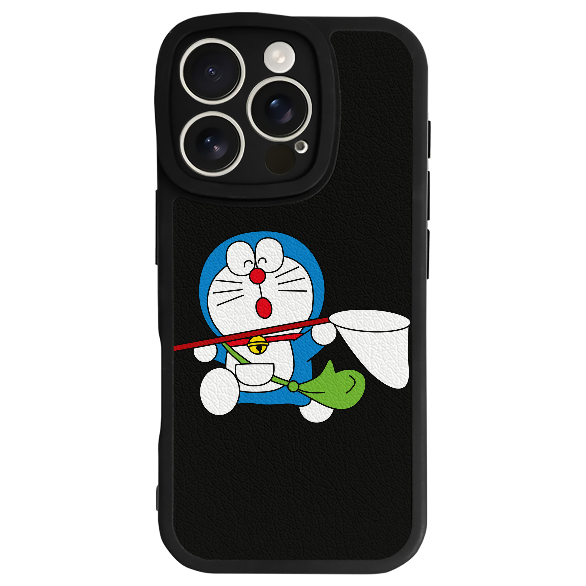 （画像用） ドラえもん Doraemon 【iPhone 16シリーズ対応】シリコンスマホケース（レザー調） 材質：シリコン
